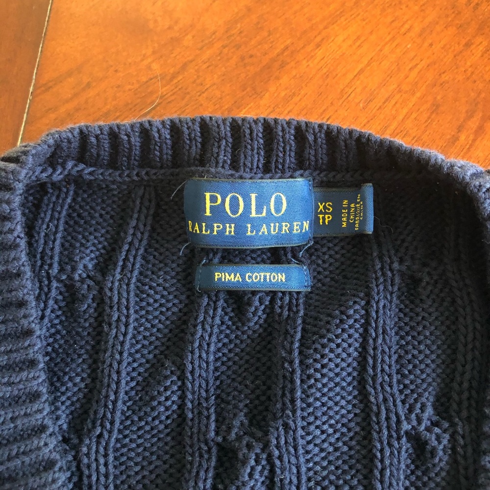 Polo Ralph Lauren dark blue sweater - Picture 2 of 2